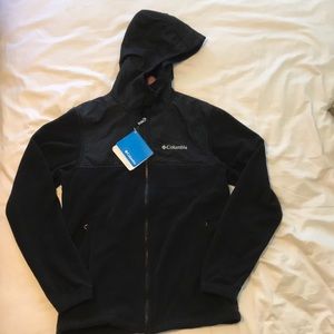Black Columbia Jacket w/ Faux fleece interior!